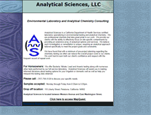 Tablet Screenshot of analyticalsciences.net
